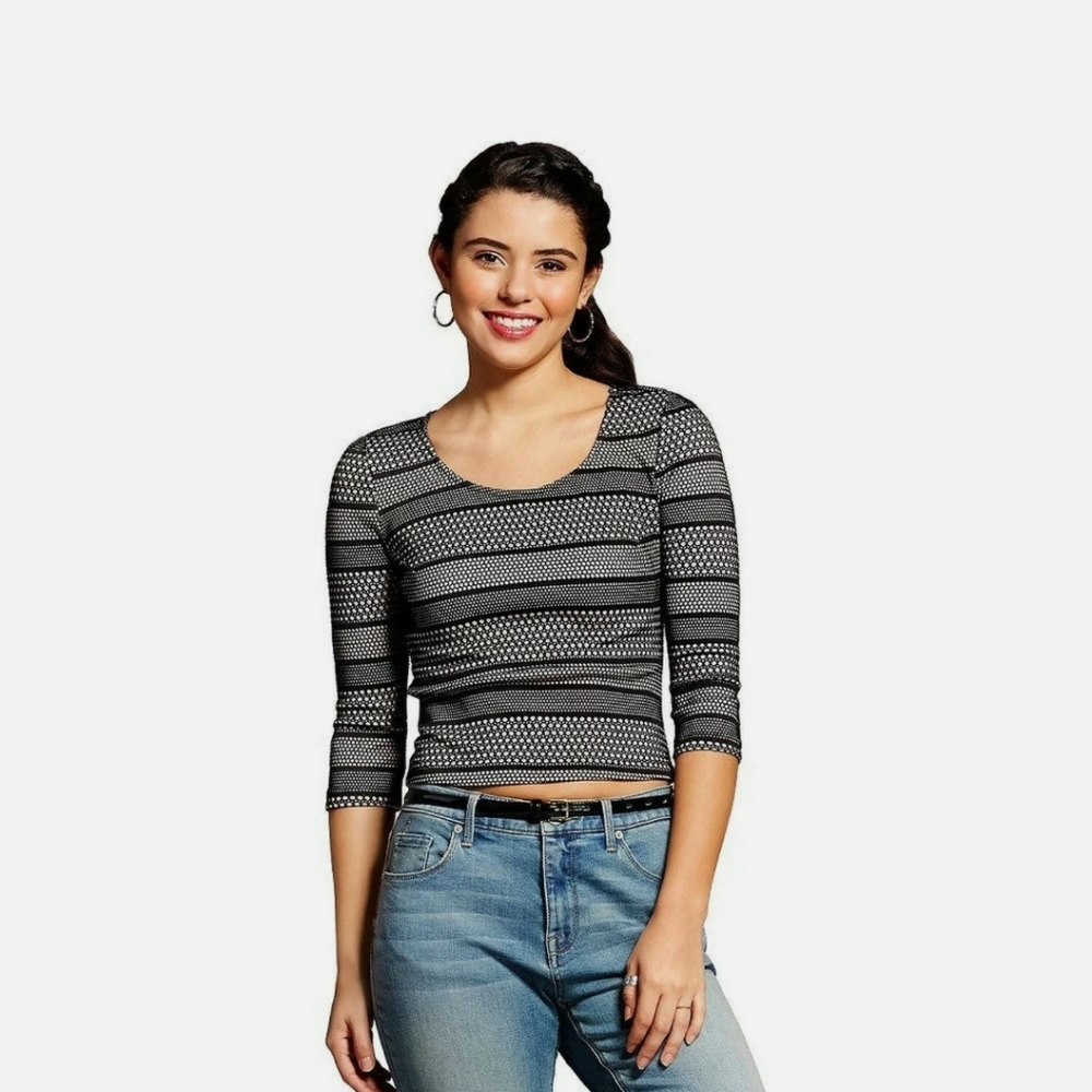 Women's Junior Crop Top Blouse